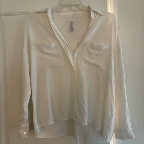 Rachel Pally white button down top - Picture 1 of 3